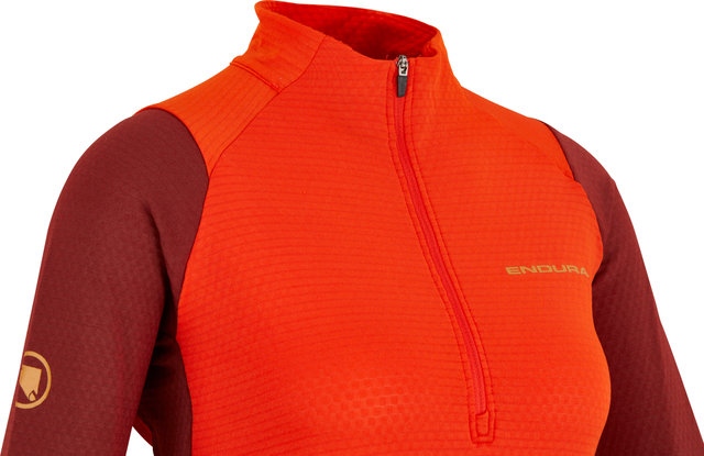 SingleTrack Fleece Damen Trikot - paprika/M