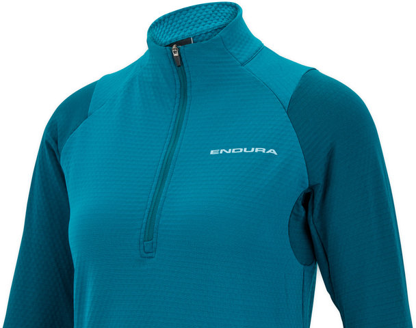 SingleTrack Fleece Damen Trikot - deep teal/S