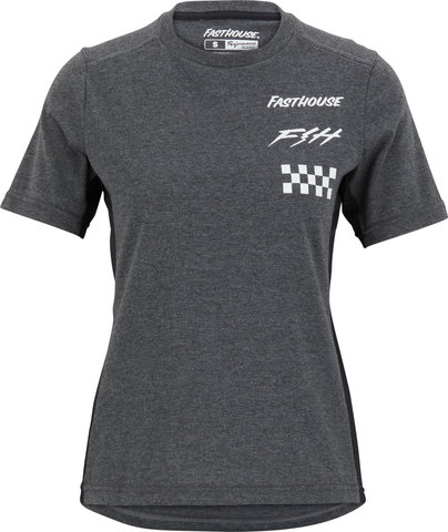 Fasthouse T-Shirt pour Dames Evoke S/S Tech - charcoal heather/S