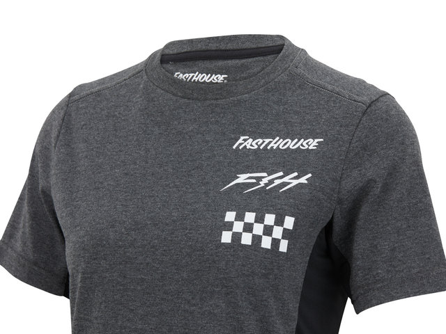 T-Shirt pour Dames Evoke S/S Tech - charcoal heather/S