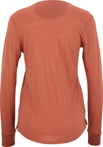 Camiseta para damas Capilene Cool Merino L/S - burl red/S