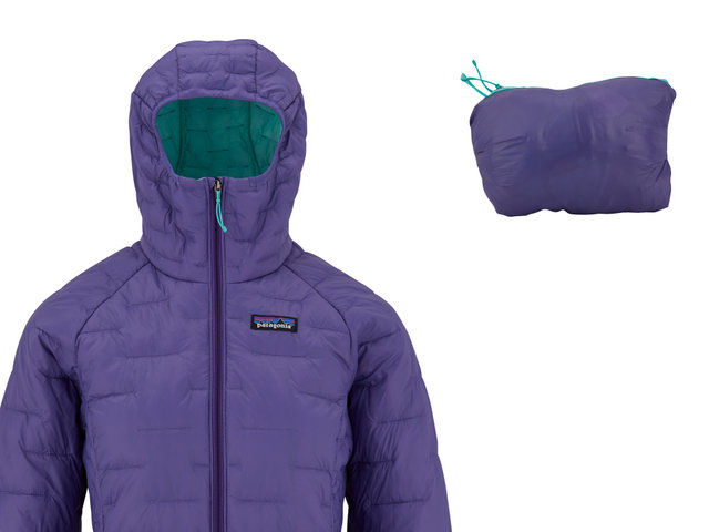 Patagonia Veste pour Dames Micro Puff Hoody - perennial purple/S