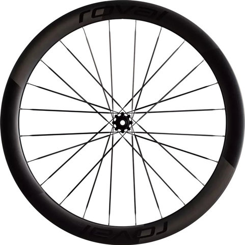 Specialized Roval Rapide CLX III Carbon Disc Centre-Lock 28" wheel - satin carbon-gloss black | 100 mm | 28" | front wheel only | Non Boost | front wheel only | front wheel only