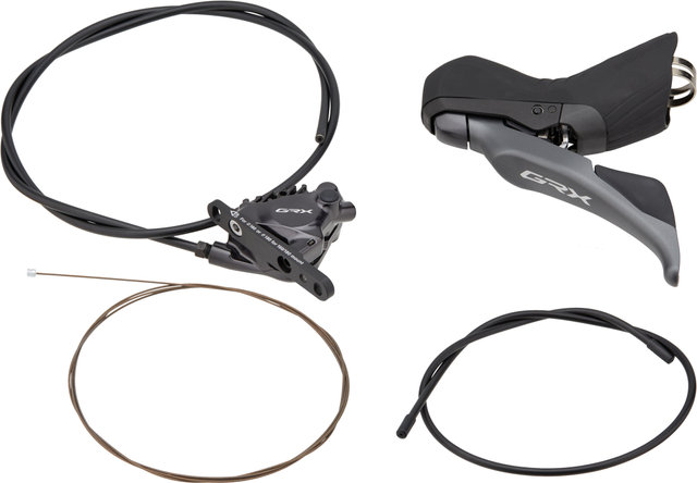 Shimano GRX Scheibenbremse BR-RX820 + ST-RX820 - schwarz-grau/VR