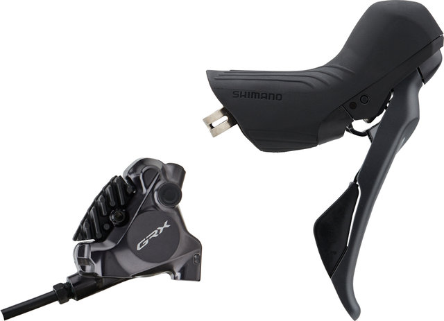 Shimano GRX BR-RX820 + ST-RX820 Disc Brake - black-grey/rear