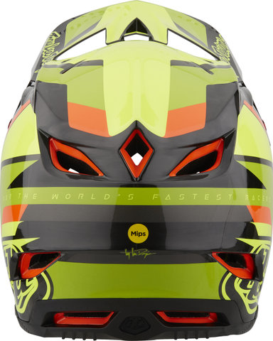 Troy Lee Designs D4 Carbon MIPS Helmet - omega black-yellow/57-58