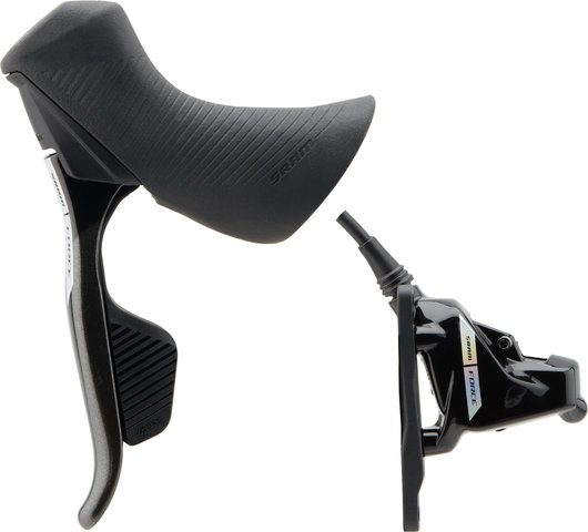 Force D2 eTap AXS HRD Disc Brake with Shift/Brake Lever - black-iridescent/front