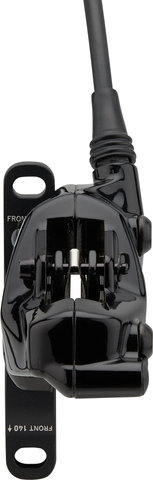 SRAM Freno de disco con maneta de cambios/frenos Force D2 eTap AXS HRD - black-iridescent/rueda delantera