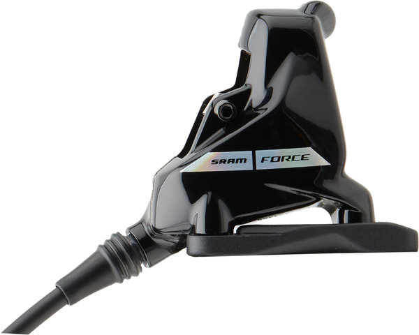 SRAM Freno de disco con maneta de cambios/frenos Force D2 eTap AXS HRD - black-iridescent/rueda trasera