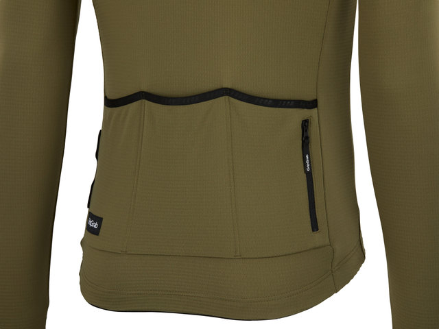 Maillot Gravelin Merinotech Thermal L/S - olive green/M