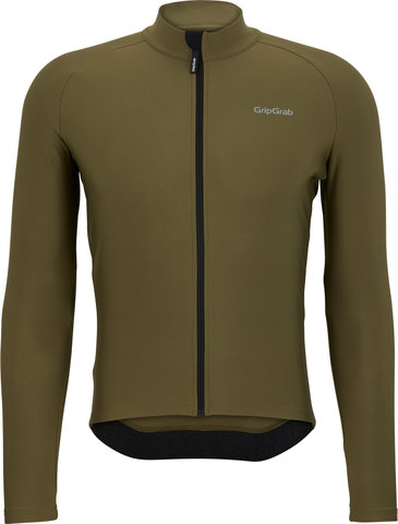 GripGrab ThermaPace Thermal L/S Jersey - olive green/M