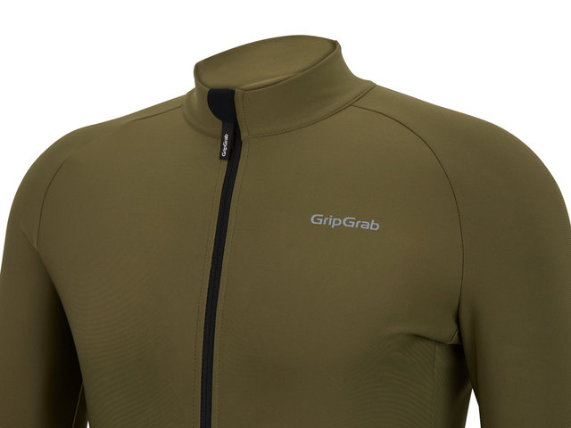 GripGrab ThermaPace Thermal L/S Trikot - olive green/M