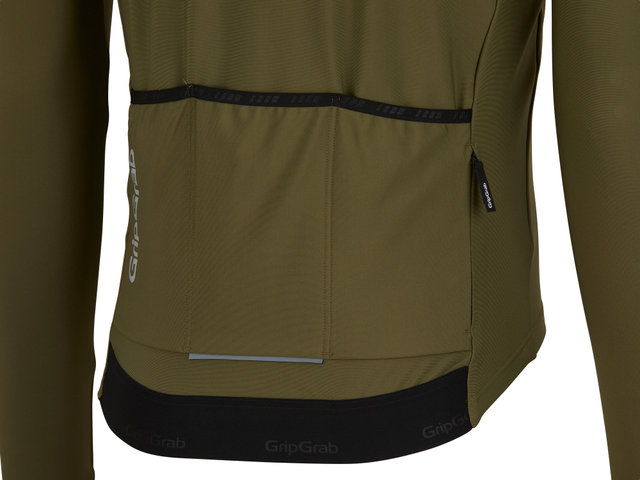 GripGrab ThermaPace Thermal L/S Trikot - olive green/M