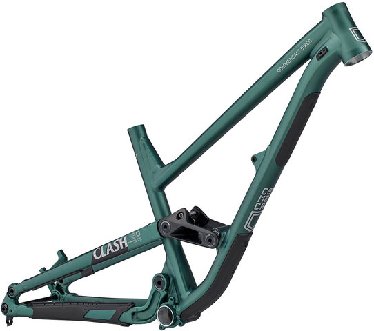 COMMENCAL Clash 27,5" Rahmen - metallic green/L