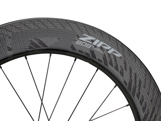 Zipp 808 NSW Carbon Clincher Tubeless Center Lock Disc Wheel - matte black-gloss black/28" rear 12x142 SRAM XDR