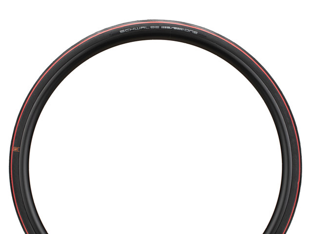 One Performance ADDIX RaceGuard 28" Folding Tyre - black-red/25-622 (700x25c)