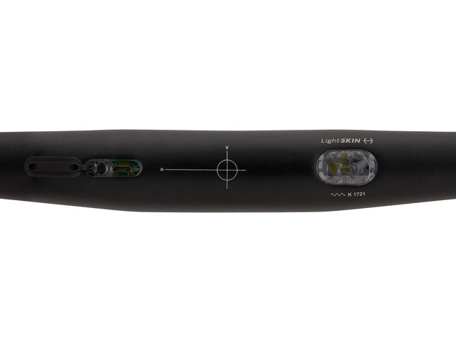 LED Handlebars with Integrated Front Light - StVZO Approved - black anodized/640 mm 5°
