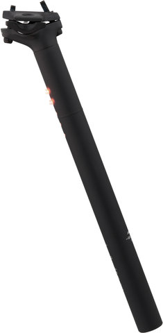 LED-Sattelstütze mit integriertem Rücklicht mit StVZO-Zulassung - black anodized/27,2 mm / 350 mm / SB 9 mm