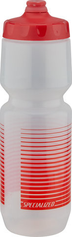 Purist Fixy Trinkflasche 770 ml - linear stripe clear red/770 ml