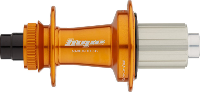Hope Buje trasero Pro 5 Disc Center Lock Boost - naranja/12 x 148 mm / 32 agujeros / Shimano
