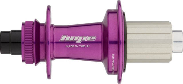 Hope Buje trasero Pro 5 Disc Center Lock Boost - purple/12 x 148 mm / 32 agujeros / Shimano