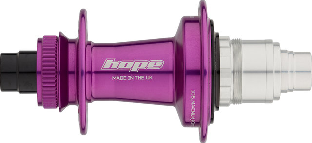 Hope Buje trasero Pro 5 Disc Center Lock Boost - purple/12 x 148 mm / 32 agujeros / SRAM XD