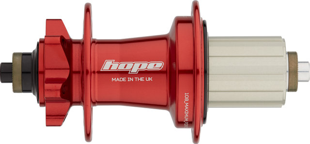 Hope Buje trasero Pro 5 Disc 6 agujeros - red/10 x 135 mm / 32 agujeros / Shimano