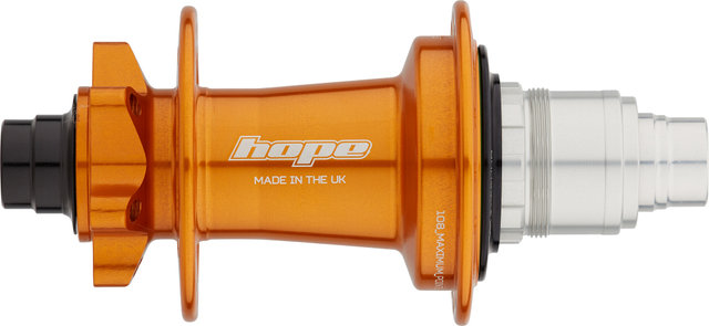 Hope Pro 5 6-Bolt Boost Rear Hub - orange/12 x 148 mm / 32 hole / SRAM XD