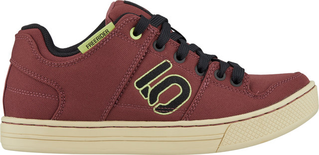 Five Ten Chaussures VTT pour Dames Freerider Canvas Womens Modèle 2024 - quiet crimson-core black-pulse lime/38