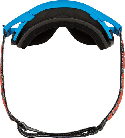 Airbrake MX Goggle - blue crackle/fire iridium