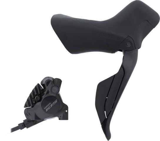 105 BR-R7170 + Di2 ST-R7170 Scheibenbremse - Werkstattverpackung - schwarz/HR