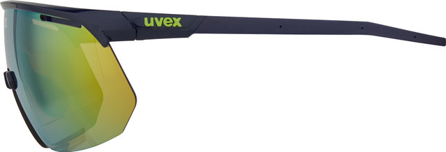 uvex pace one Sportbrille - blue/mirror yellow