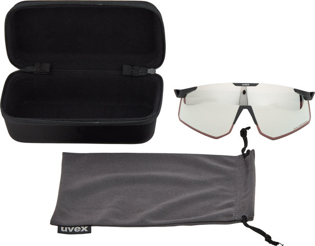 uvex pace perform S CV Sports Glasses - black matte/serious silver