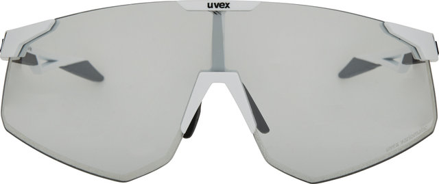pace perform V Sports Glasses - white matte/litemirror silver