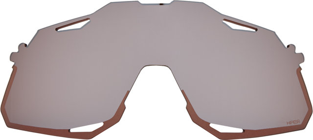 100% Lente de repuesto Hiper p. gafas deportivas Hypercraft XS Modelo 2023 - hiper crimson silver mirror/universal