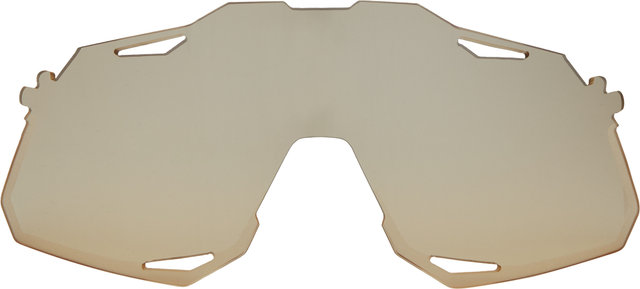 100% Ersatzglas Mirror für Hypercraft XS Sportbrille - low-light yellow silver mirror/universal