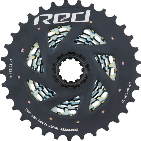 SRAM XG-1290 12-speed Cassette for Red - rainbow/10-28