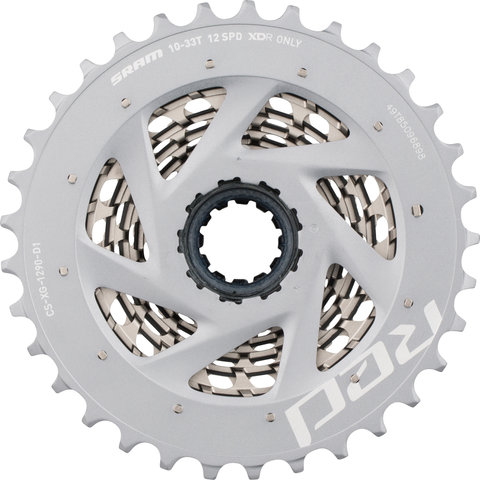 SRAM Cassette XG-1290 12 velocidades para Red - silver/10-33