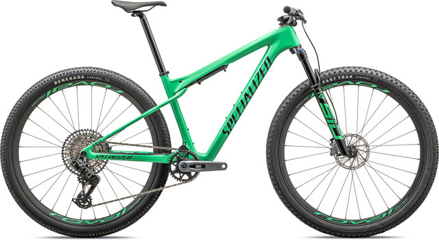 Specialized Bici de montaña Epic World Cup Expert Carbon 29" - gloss electric green-forest green pearl/L