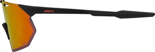 Hypercraft SQ Hiper Sportbrille - soft tact black/hiper red multilayer mirror