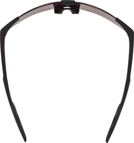 Hypercraft SQ Hiper Sportbrille - soft tact black/hiper red multilayer mirror
