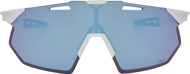 Hypercraft SQ Hiper Sportbrille - soft tact white/hiper blue multilayer mirror