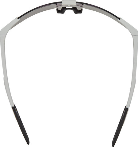 Hypercraft SQ Hiper Glasses - soft tact white/hiper blue multilayer mirror