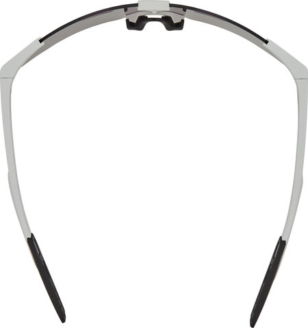 Hypercraft SQ Hiper Sportbrille - soft tact white/hiper blue multilayer mirror