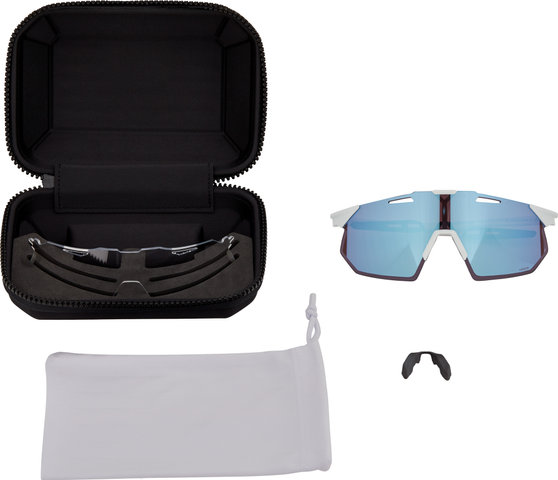 Gafas deportivas Hypercraft SQ Hiper - soft tact white/hiper blue multilayer mirror
