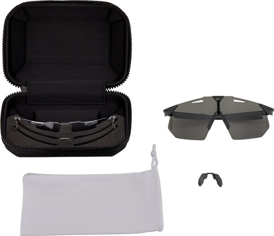 100% Hypercraft SQ Smoke Sports Glasses - matte black/smoke