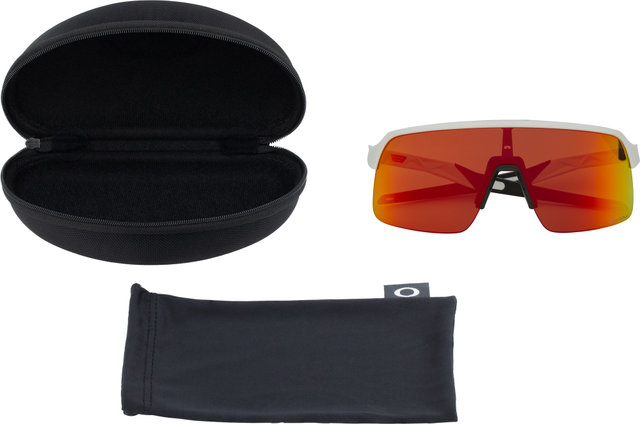 Sutro Lite Sportbrille - polished white/prizm ruby