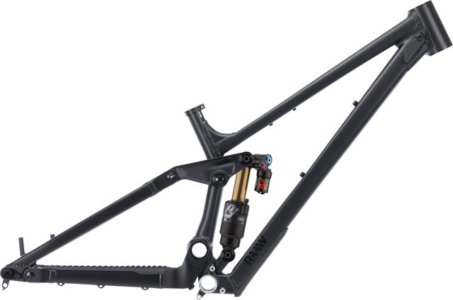 RAAW Mountain Bikes Kit de Cadre Yalla! 29" avec Fox Float X2 HSC/LSC HSR/LSR Factory - matt black/L