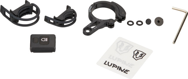 Lupine Luz delantera SL AX 10,0 LED con aprobación StVZO Modelo 2023 - negro/3800 Lúmenes, 31,8 mm