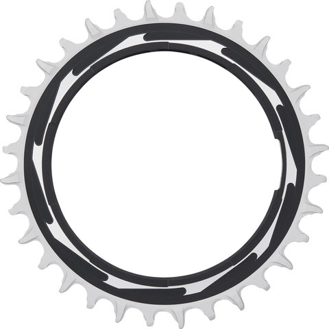 SRAM Chainring T-Type XX SL Eagle Transmission Thread Mount 3 mm - black-silver/32 tooth